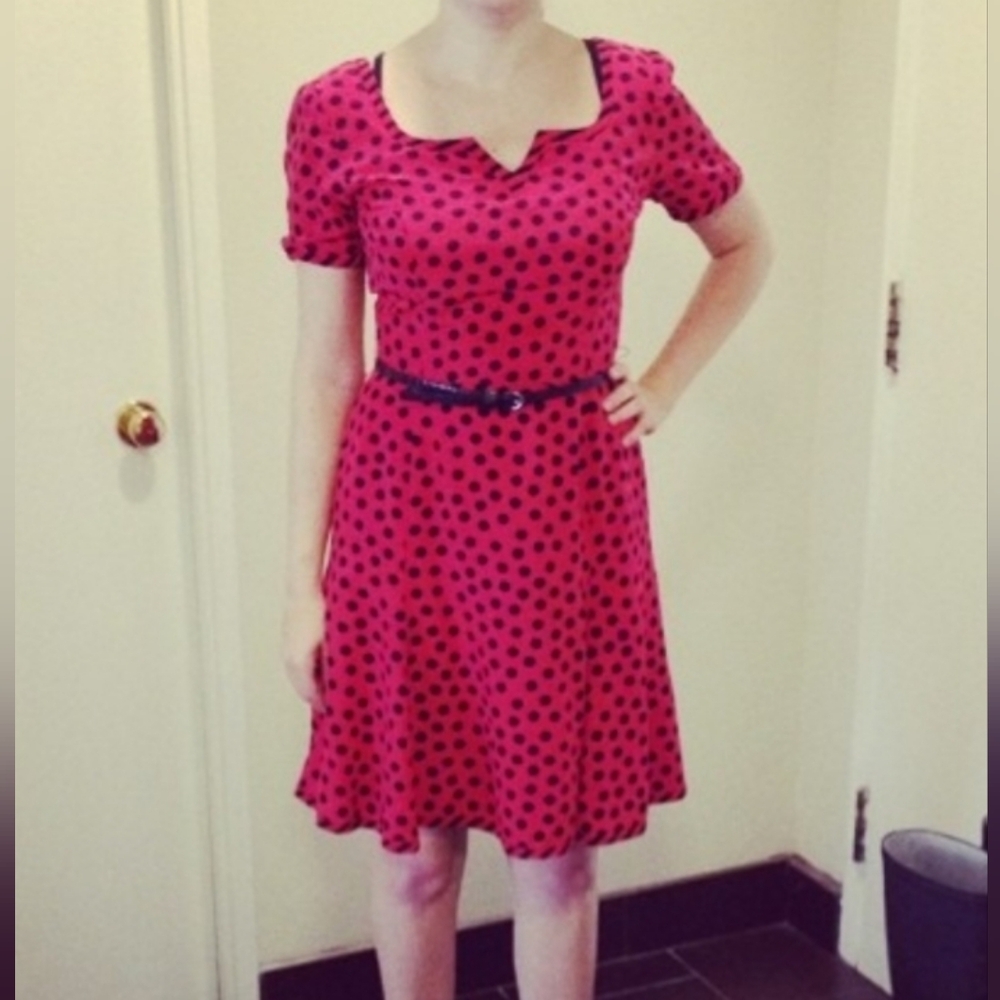 Vintage Bill Blass Polka Dot Dress